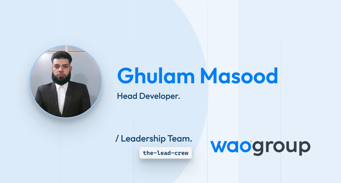 Masood Rumi Group Meet the Team | Ghulam Masood