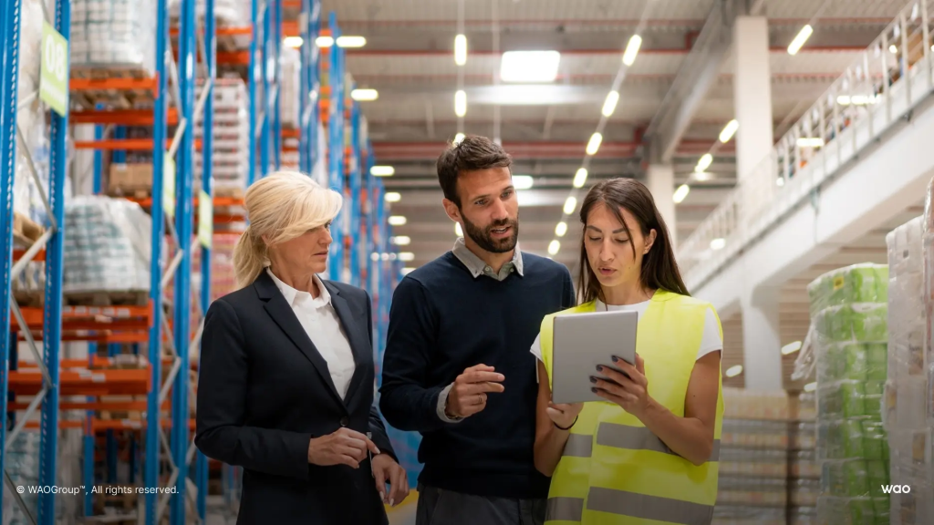 Which software is used in a warehouse in Australia?